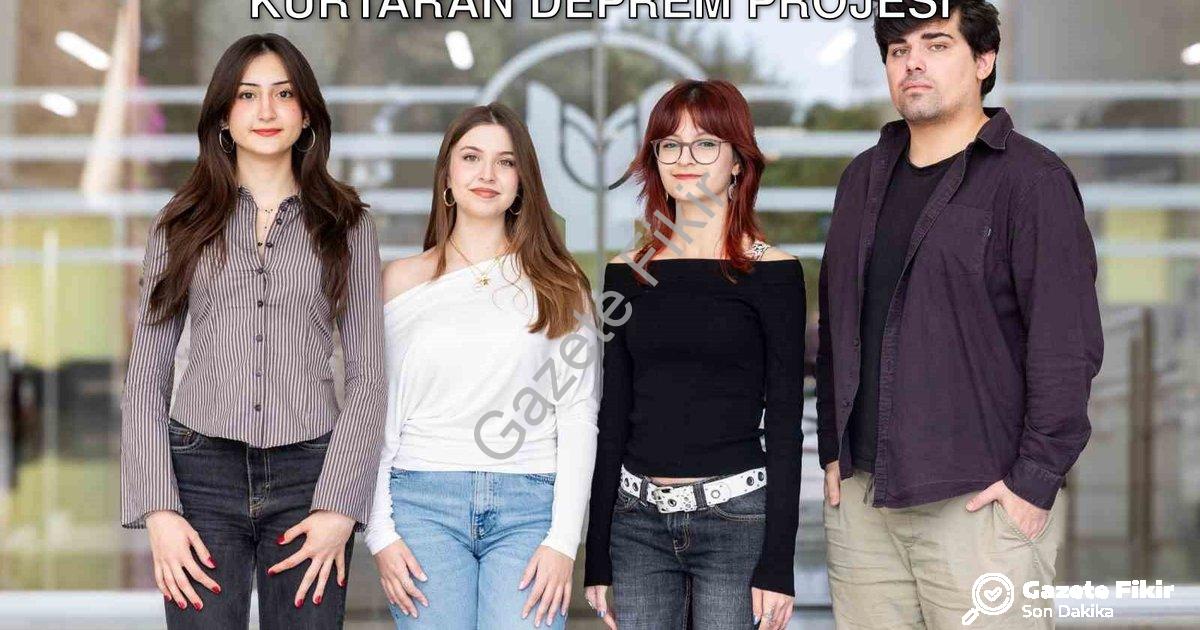 "Yaşar Üniversitesi Öğrencilerinden Hayat Kurtaran Deprem Projesi" başlıklı haber için fotorealistik