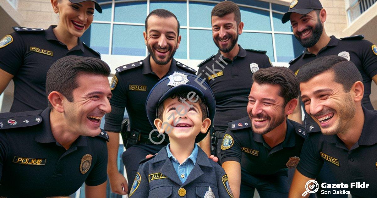 "Muğla Emniyeti'nden Duygulandıran Jest: Hamza'nın Polislik Hayali Gerçek Oldu" başlıklı haber için