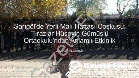 Sarıgöl’de Yerli Malı Haftası Coşkusu: Tırazlar Hüseyin Gümüşlü Ortaokulu’ndan Anlamlı Etkinlik