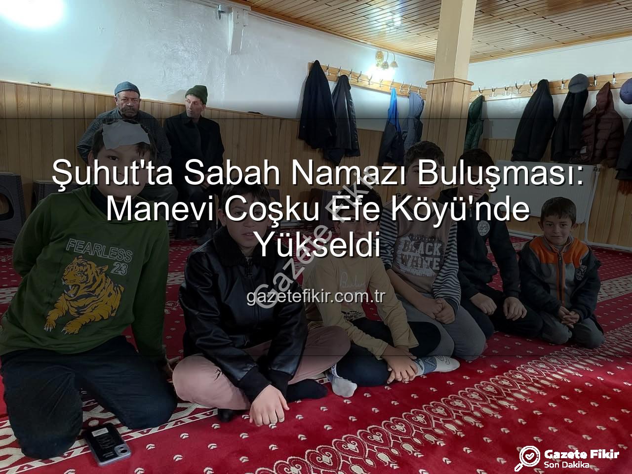 Şuhut sabah namazı buluşması - Şuhut'ta Sabah Namazı Buluşması: Manevi Coşku Efe Köyü'nde Yükseldi